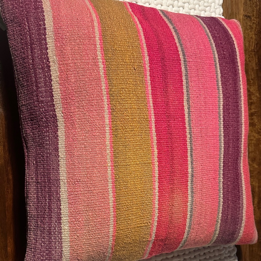 Sundance Multicolor Striped Accent Pillow
